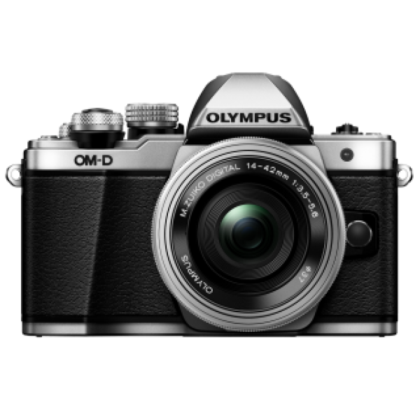 Цифровая системная фотокамера OLYMPUS E-M10 KIT (14-42 PANCAKE ZOOM) Silver/Silver